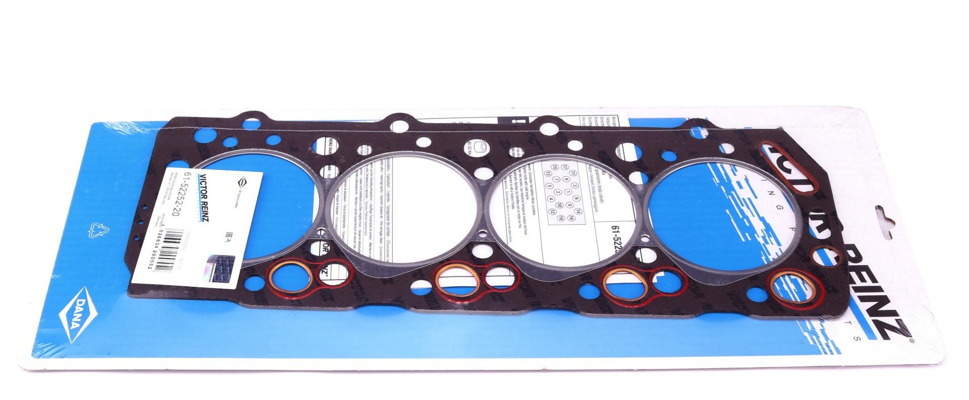 Прокладка ГБЦ Mitsubishi Pajero II 2.5TDi 98-, Ø92,50mm, 1,50mm, 3 метки